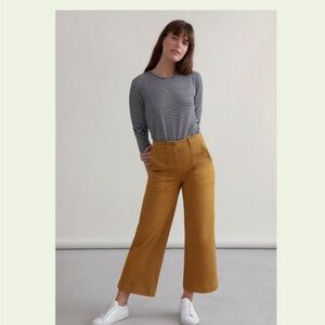 Everlane Wideleg Cropped Utility Pant Sz. 4